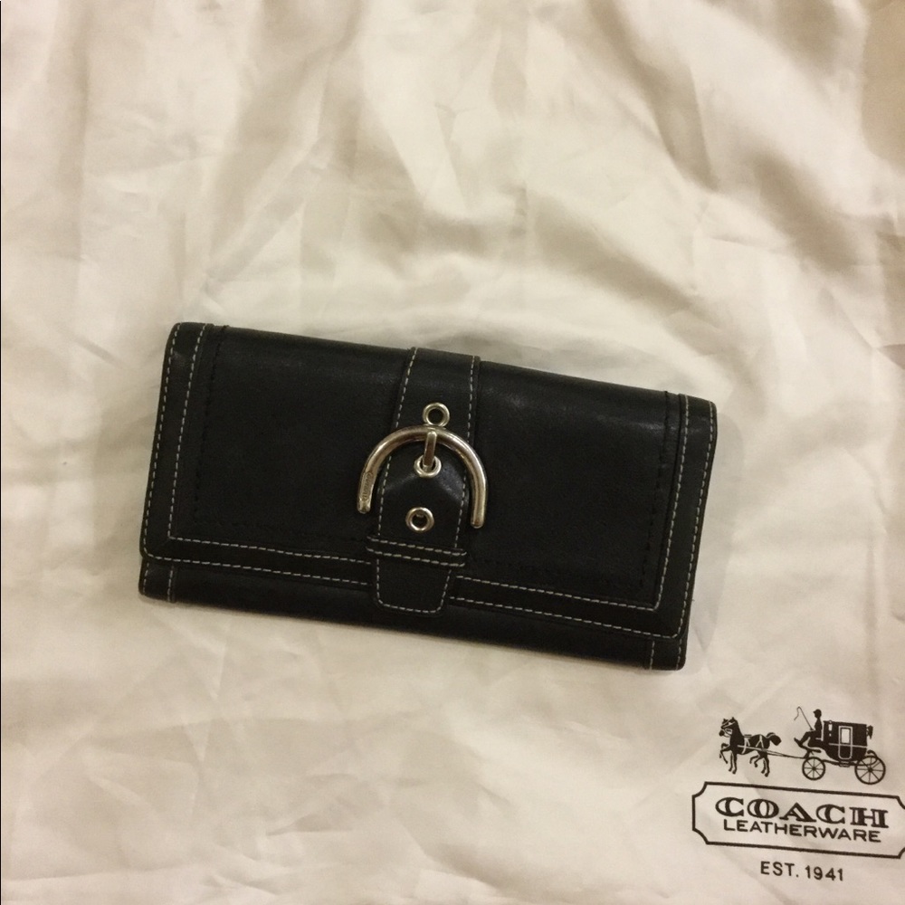 Coach leather wallet